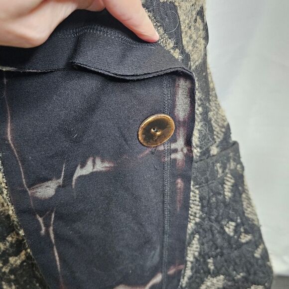 Art Of Cloth Homemade Shag Bark Lucy Wool Blend Vest Size Small - Picture 11 of 11